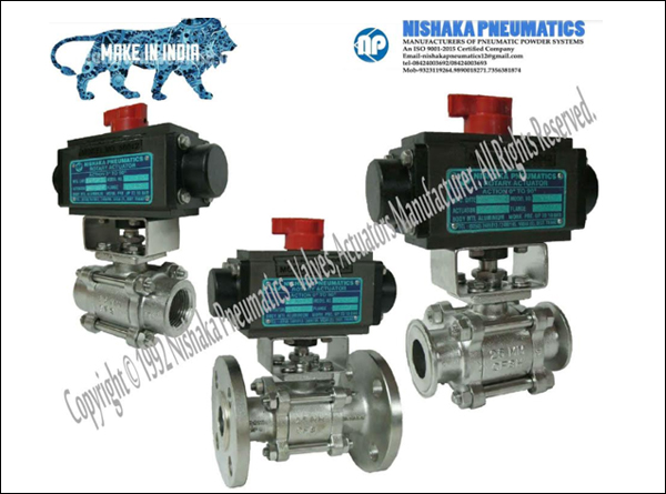 Ball Valve With Actuators